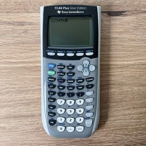 [TI-84 Plus Silver Edition Graphing Calculator]